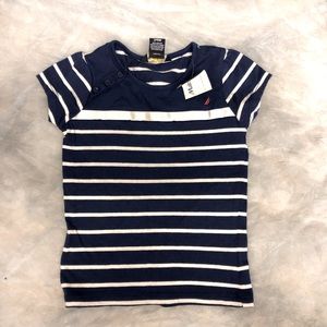 Nautica T-shirt with button detail